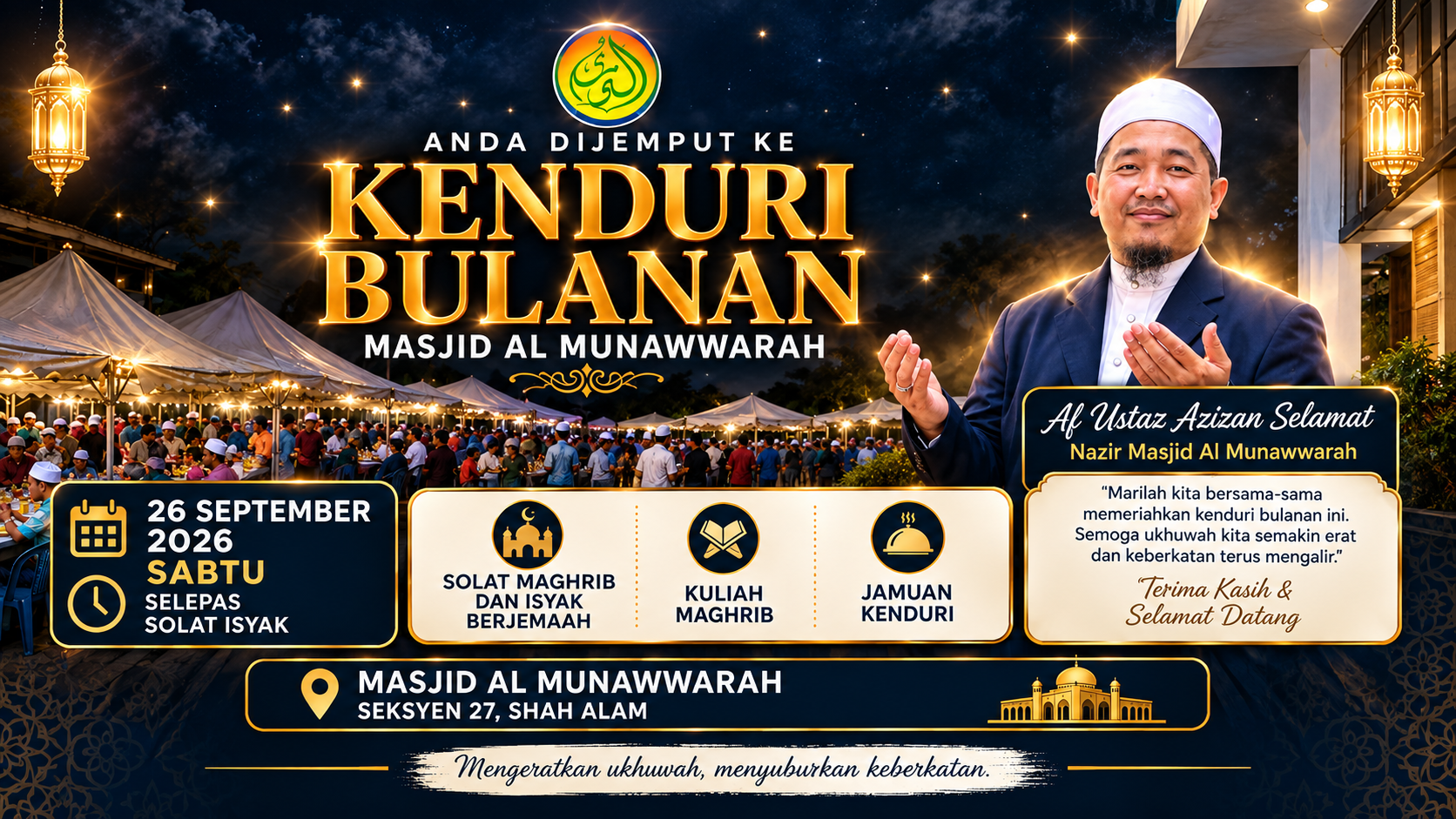Kenduri Bulanan Bulan September 2026